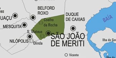 Mapa São João de Meriti obce