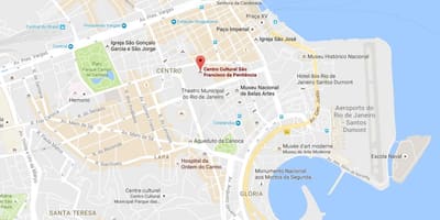 Mapa Sao Francisco da Penitencia