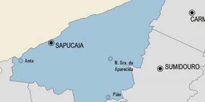 Mapa obci Sapucaia