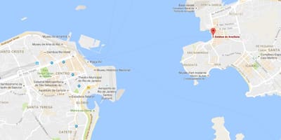 Mapa socha Arariboia