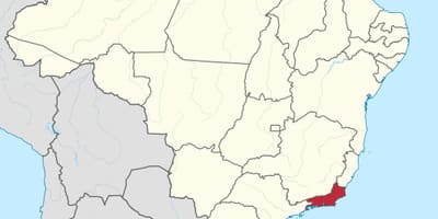 Mapa Státu Rio de Janeiro