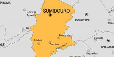 Mapa Sumidouro obce