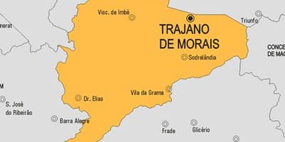 Mapa Trajano de Morais obce