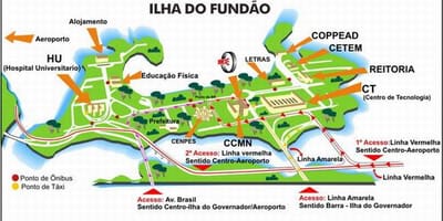 Mapa UFRJ
