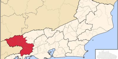 Mapa Vale do Paraiba Fluminense