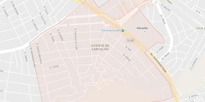 Mapa Vicente de Carvalho