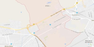Mapa Vila Militar