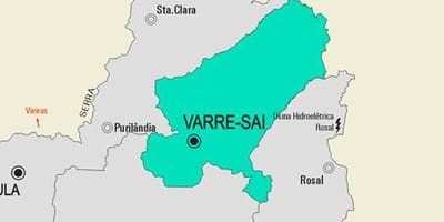 Mapa Volta Redonda obce